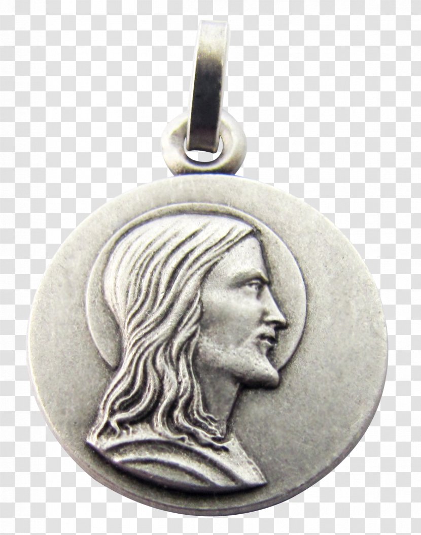 Silver Medal Locket Religion Saint - Jewellery Transparent PNG