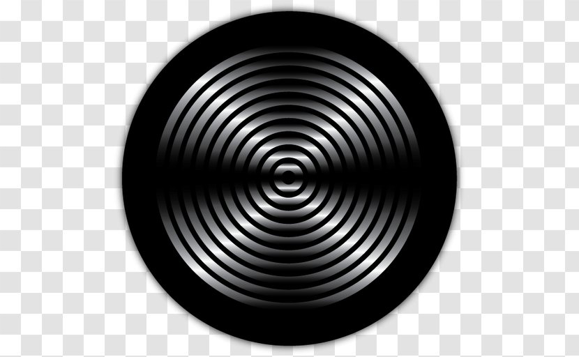 Circle Spiral - White Transparent PNG