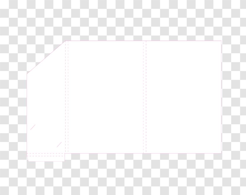 Paper Line Angle - White Transparent PNG