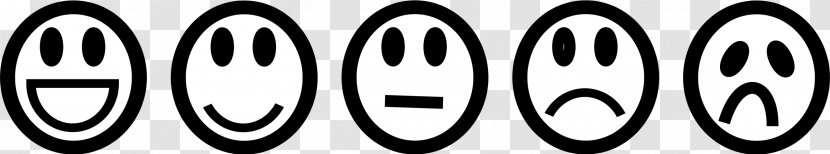 Smiley Emoticon Black And White Clip Art - Brand - Sad Face Transparent PNG