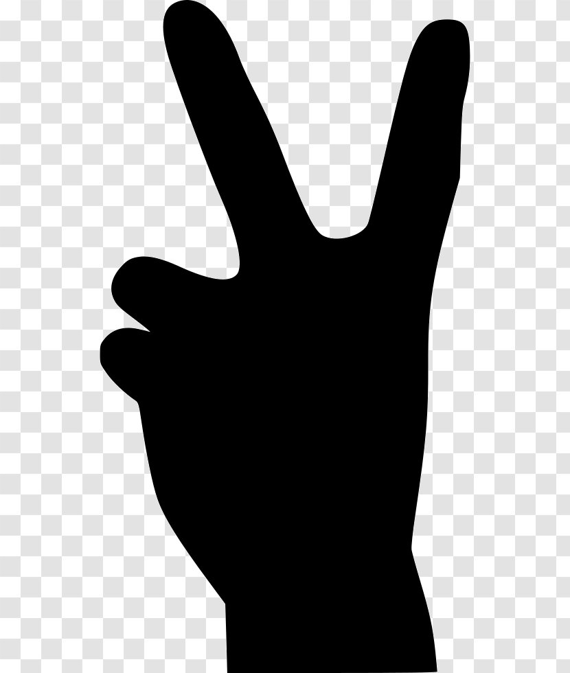 Thumb Hand - Black White M - Sign Language Personal Protective Equipment Transparent PNG
