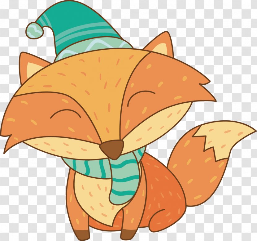 Animal Euclidean Vector Fox - Orange Transparent PNG