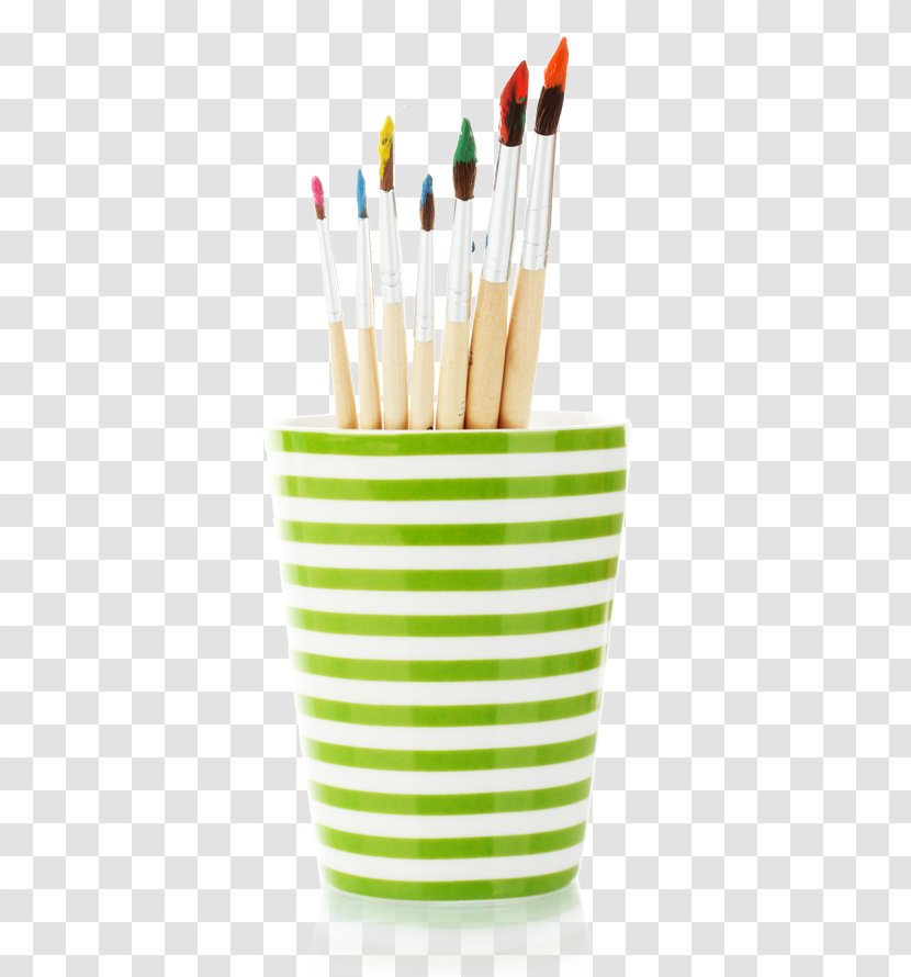 Gouache Paint Brushes Photography - In A Cup Transparent PNG