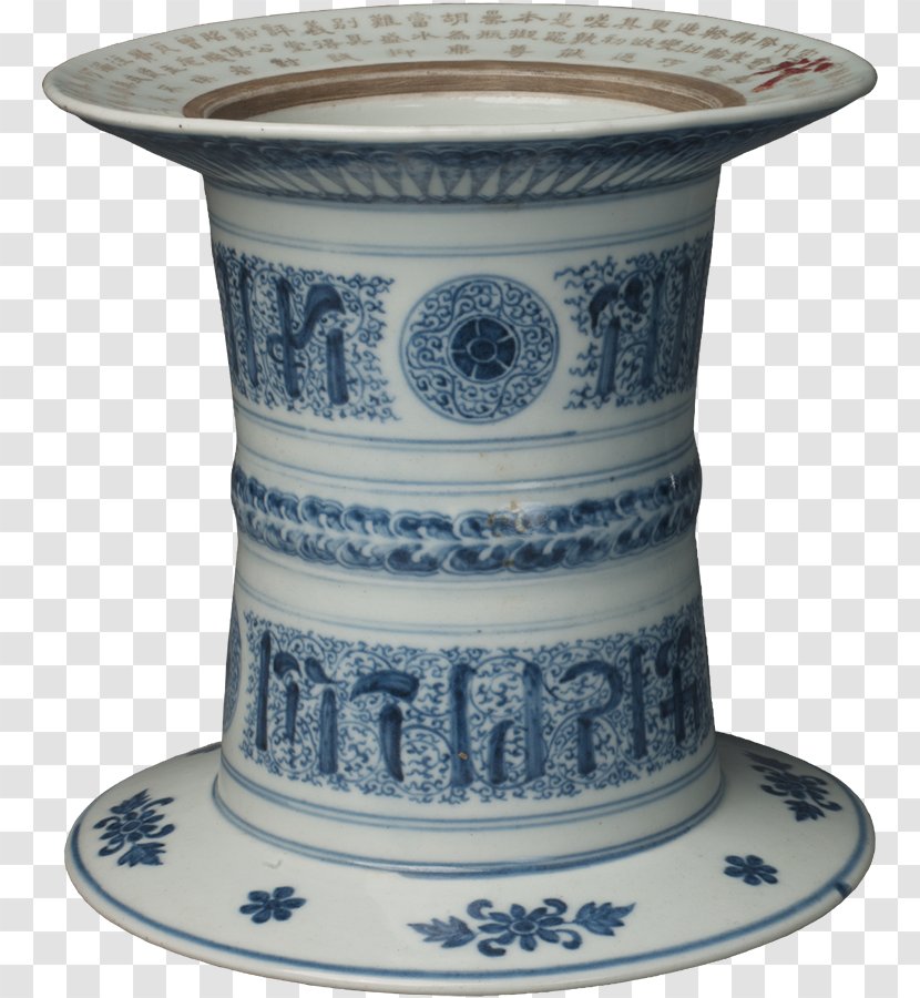 Blue And White Pottery Ceramic Saucer Porcelain - Flattened The Imperial Palace Transparent PNG