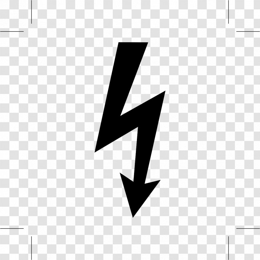 High Voltage Electricity Warning Sign - Black Transparent PNG