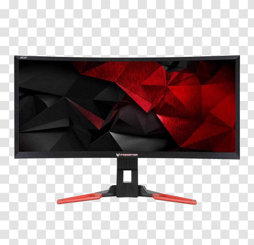 Predator X34 Curved Gaming Monitor Acer Z Computer Monitors Aspire Nvidia G-Sync - Z35 - Display Device Transparent PNG