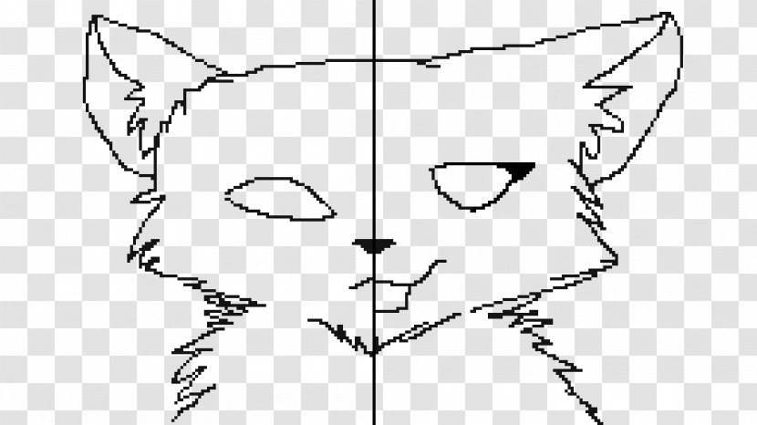 Whiskers Sketch Cat Illustration Line Art - Flower - Badboy Outline Transparent PNG