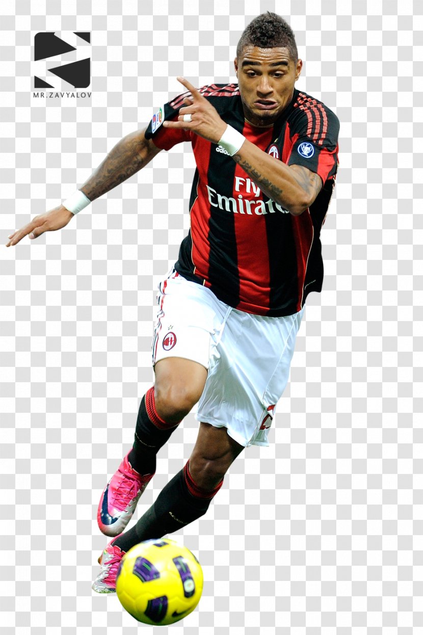 Kevin-Prince Boateng A.C. Milan FC Schalke 04 Football Player - Shoe - Ac Transparent PNG