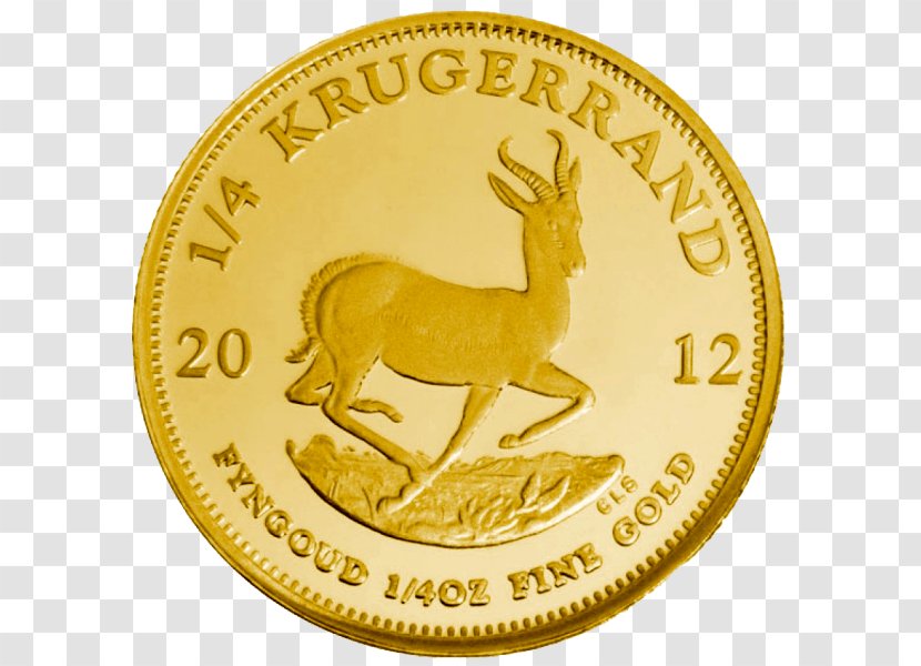 Krugerrand Bitcoin Gold Coin Ounce - Currency Transparent PNG