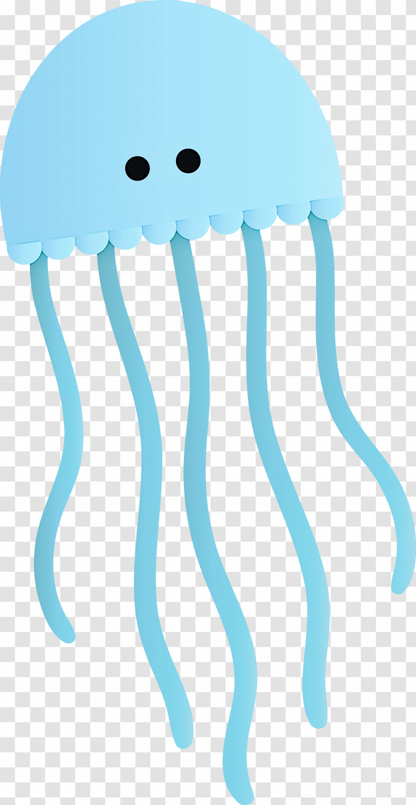 Turquoise Jellyfish Table Cnidaria Furniture Transparent PNG