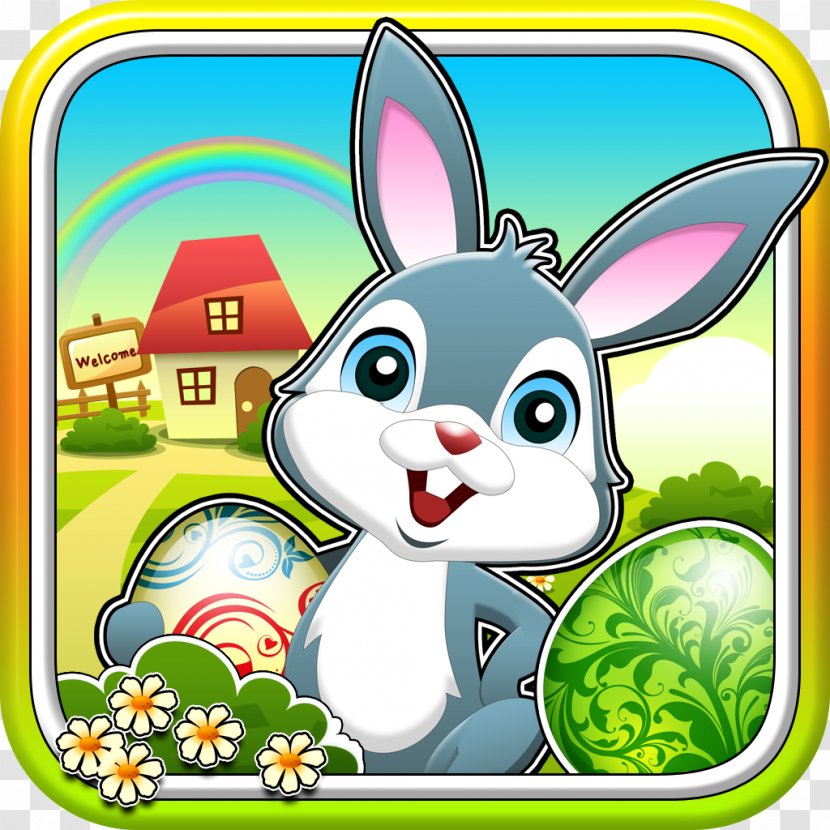 Hare Domestic Rabbit Easter Bunny Pet - Flower Transparent PNG
