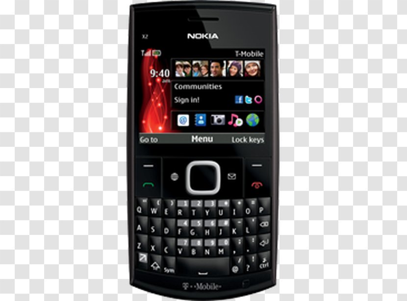 Nokia X2-00 X2-02 C3-00 諾基亞 - Telephone - X2 Transparent PNG