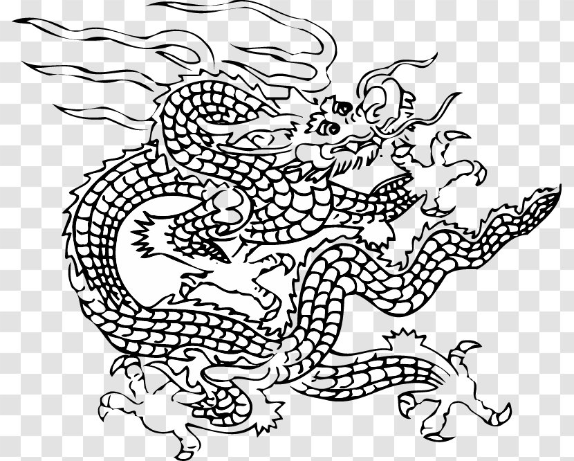 Lxfd Tu1ea7m Hoan Chinese Dragon Illustration - Art - Vector Background Image Transparent PNG