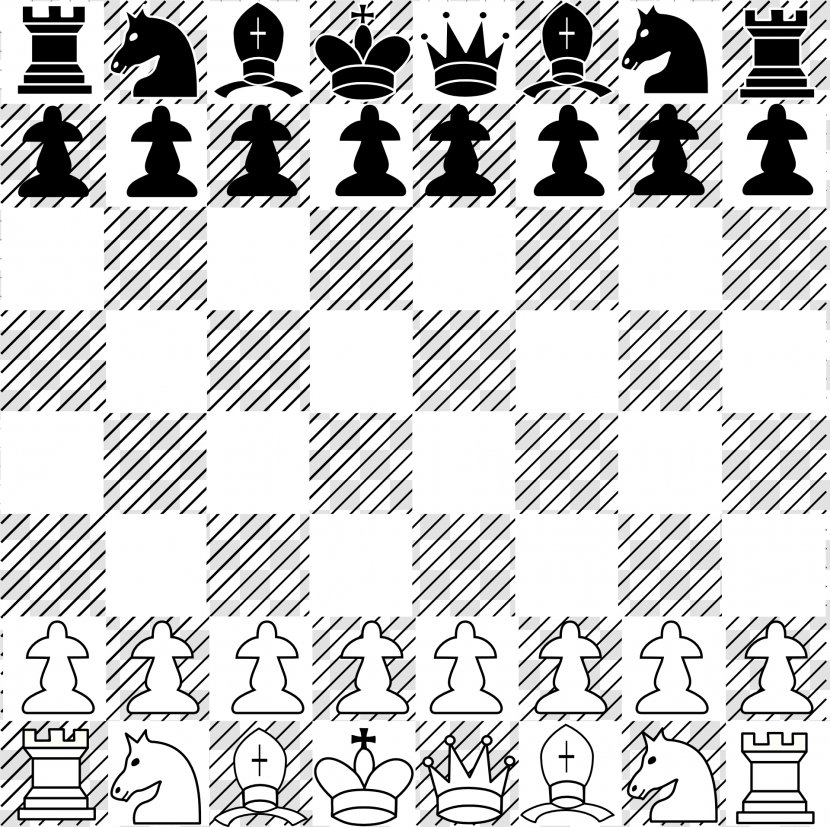 Chess Piece Game Clip Art - Free Internet Server - Black And White Transparent PNG