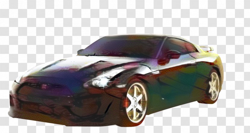 Cartoon Car - Nissan Gtr - 370z Wheel Transparent PNG