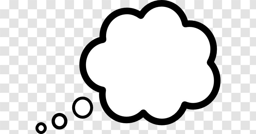 Speech Balloon Clip Art - Thought - Cartoon Clouds Transparent PNG