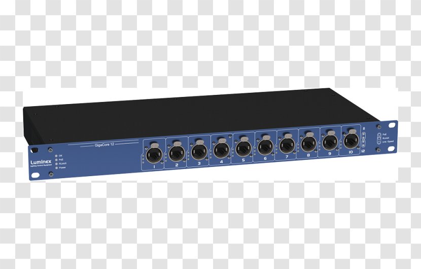 Power Over Ethernet EtherCON Gigabit Small Form-factor Pluggable Transceiver Hub - Stage Podium Transparent PNG