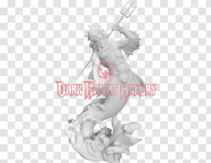 Poseidon Of Melos Statue Greek Mythology Figurine - Deity - Underworld Transparent PNG