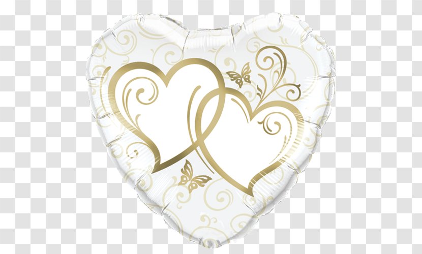 Toy Balloon Heart Helium Wedding - Frame Transparent PNG