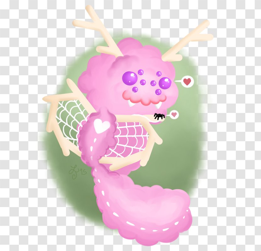 Seahorse Cartoon Pink M Legendary Creature Transparent PNG