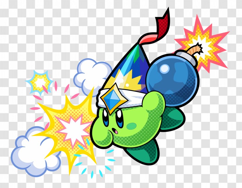 Kirby Battle Royale Kirby's Adventure Game Nintendo 3DS - Leaf - Bullet Points Transparent PNG