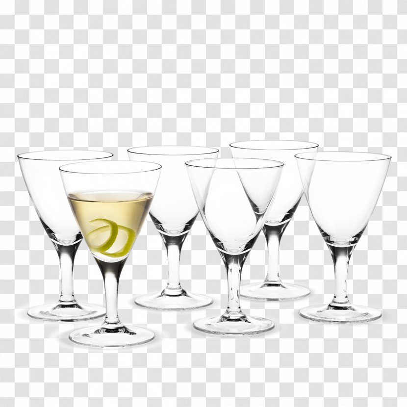 Wine Glass Martini Cocktail Holmegaard Champagne - Stemware Transparent PNG