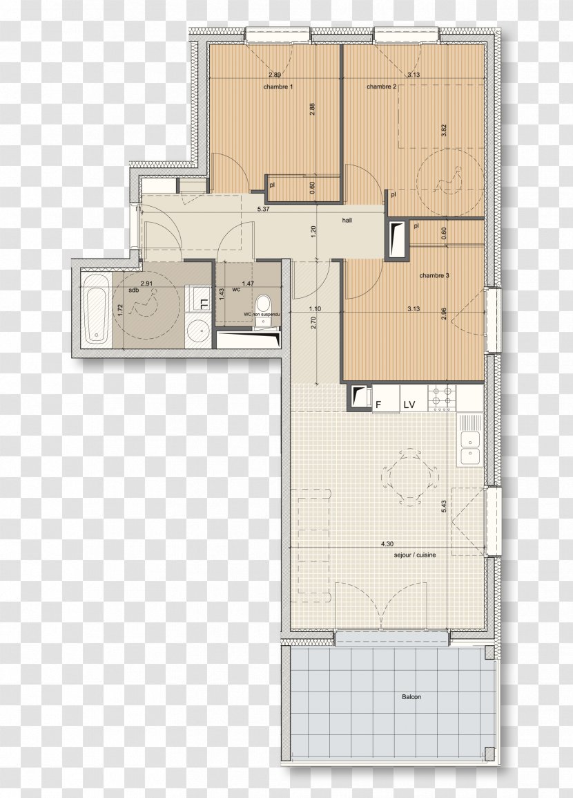 Floor Plan Facade House - Elevation Transparent PNG
