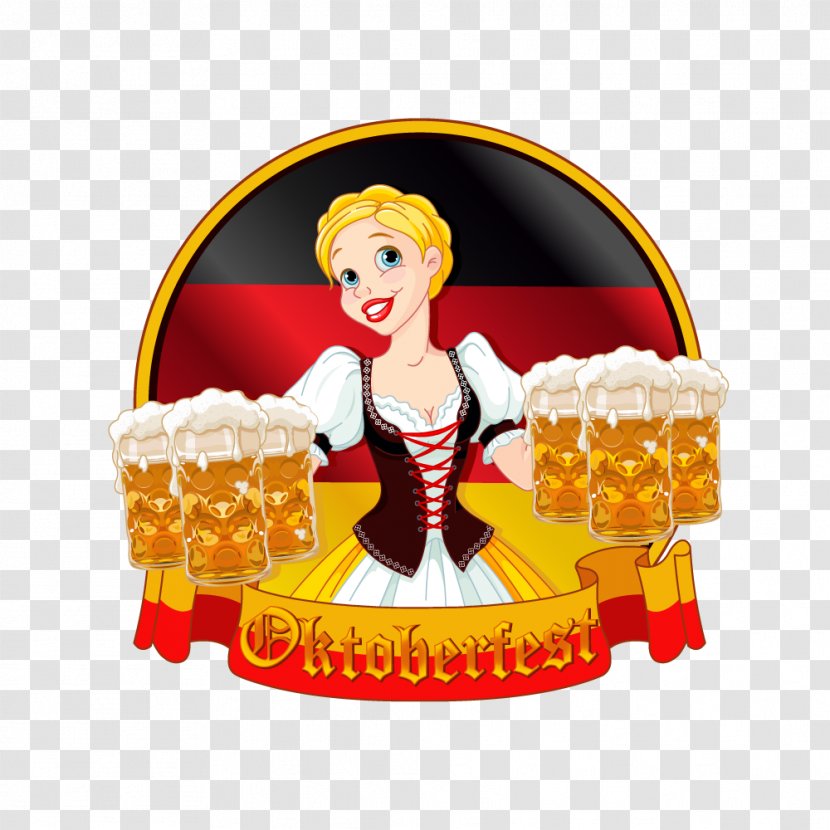 Oktoberfest Beer German Cuisine Clip Art - Vector Transparent PNG