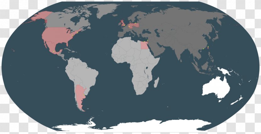 Early World Maps Globe - Physische Karte - Map Transparent PNG