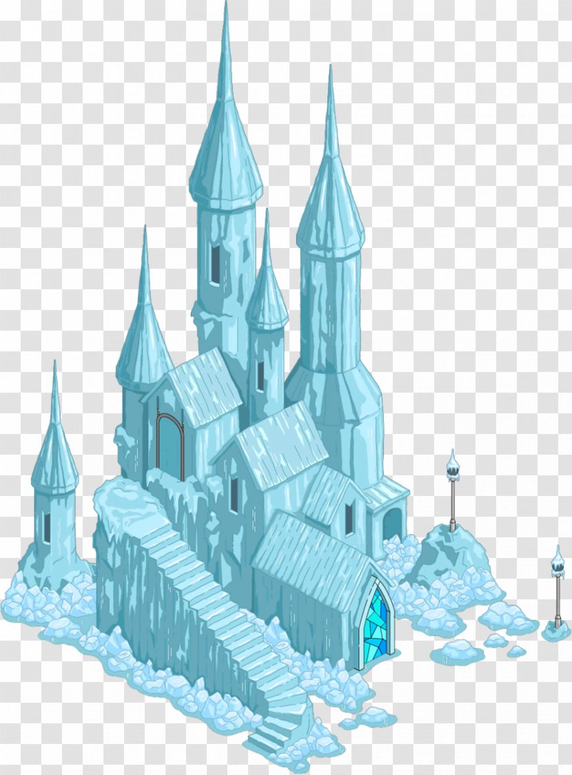 Elsa The Simpsons: Tapped Out Ice Palace Sculpture Clip Art - Icicles Transparent PNG