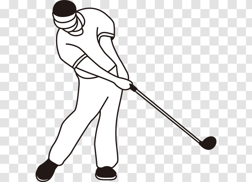 Golfer Clip Art Finger Golf Clubs - Human Body Transparent PNG