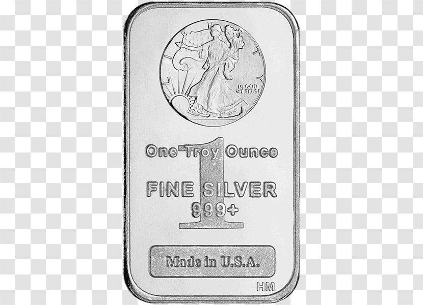 Silver Coin Ounce Gold Bar Walking Liberty Half Dollar - Valcambi Transparent PNG
