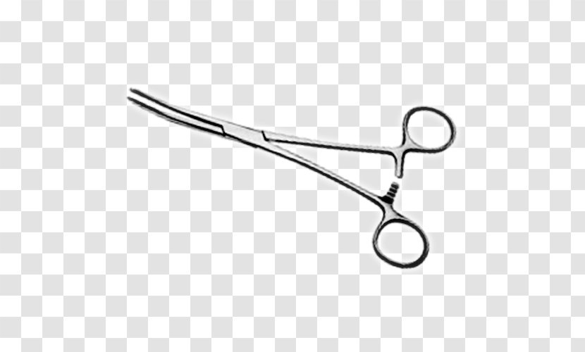 Tweezers Hemostat Electrosurgery Hoyfarma SAS - Curve - Pean Transparent PNG