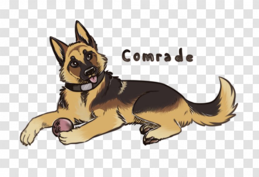 German Shepherd Dog Breed Puppy Drawing Art - Silhouette Transparent PNG