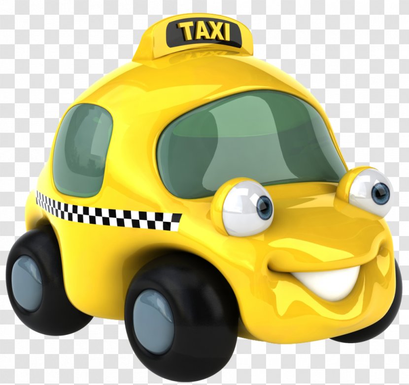 Taxi Bus Car Transport Clip Art - Cartoon Transparent PNG