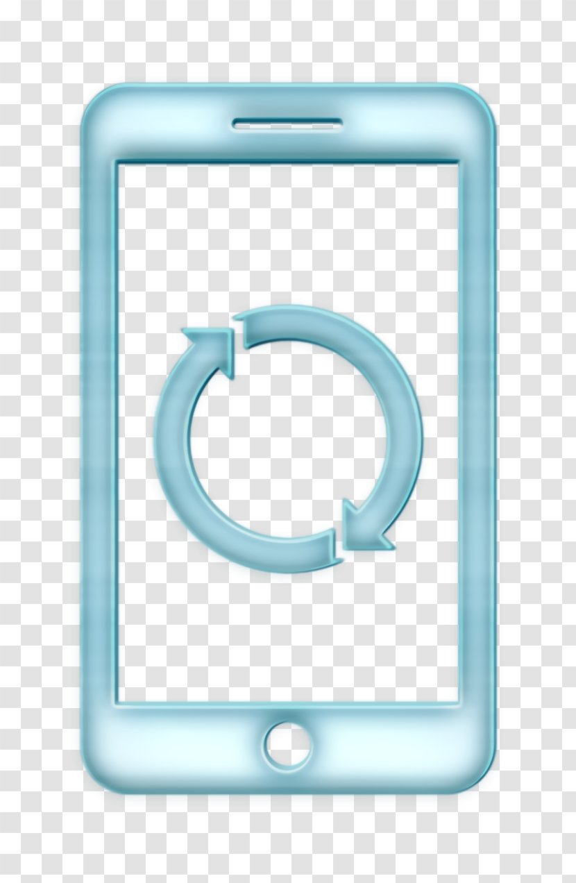 Refresh Icon Web Smartphone With Reload Arrows - Technology - Symbol Transparent PNG