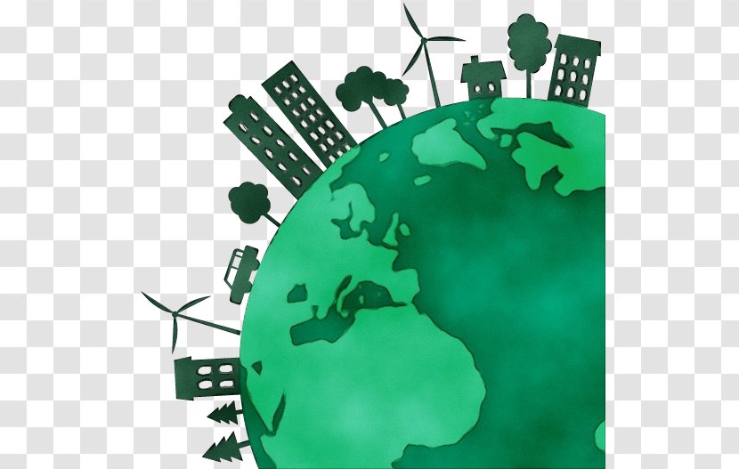 Green World Earth Globe Clip Art Transparent PNG