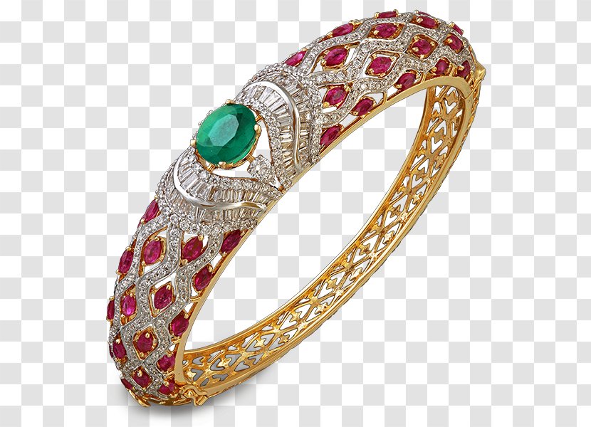 Bracelet Bangle Jewellery Diamond Gold - Carat Transparent PNG