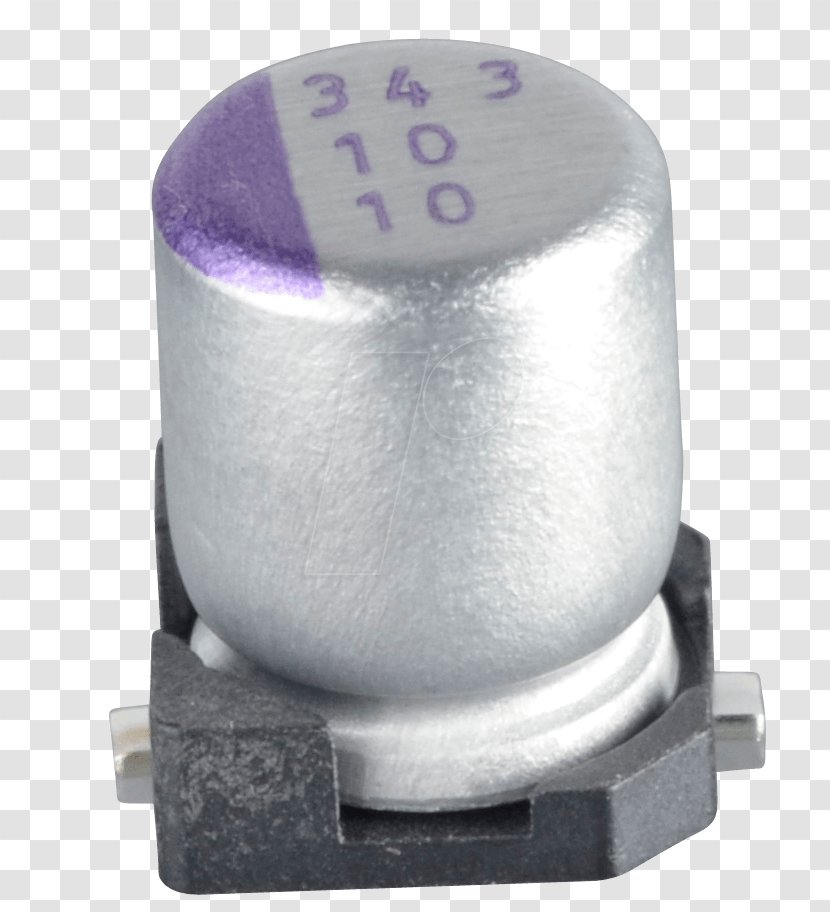 Electrolytic Capacitor Microfarad Panasonic Surface-mount Technology - 电 Transparent PNG