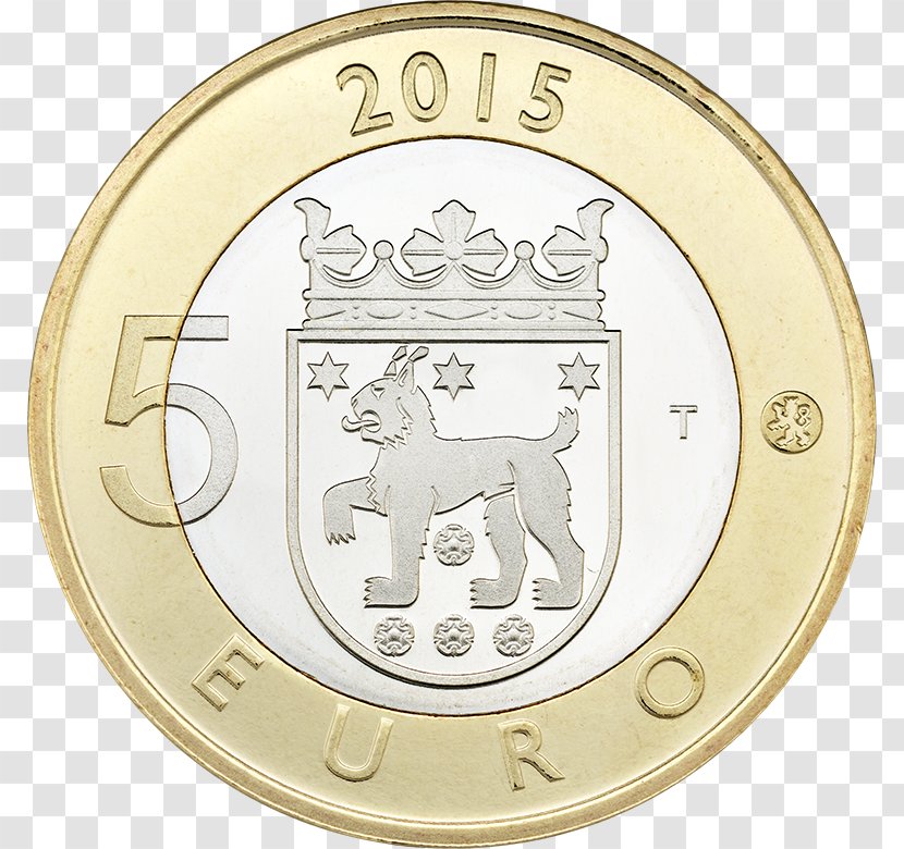 Bi-metallic Coin Tavastia Gold Finland - Commemorative Transparent PNG