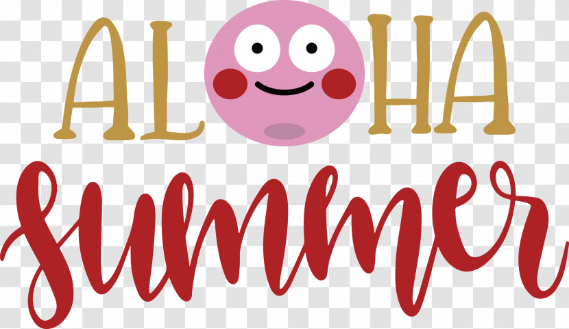 Aloha Summer Emoji Summer Transparent PNG