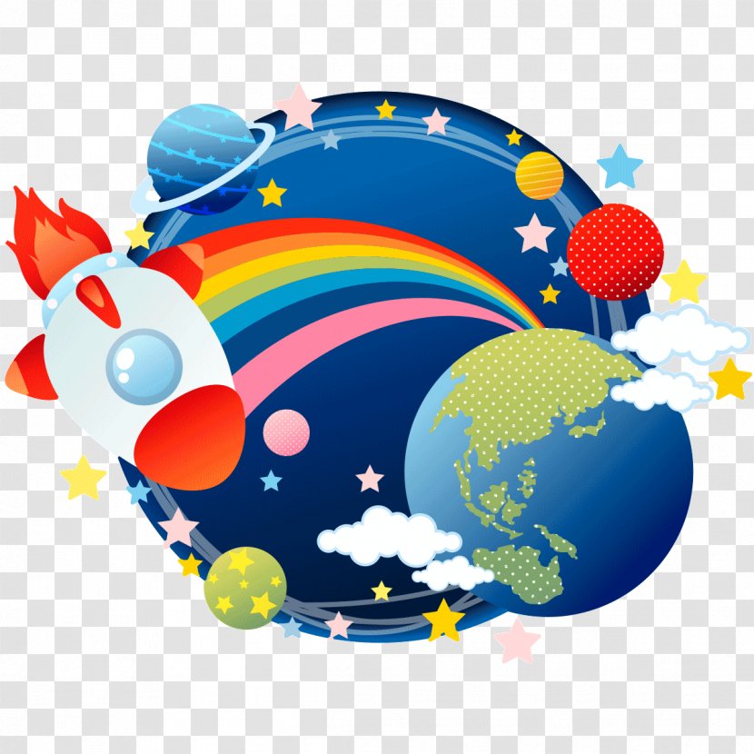 Earth Sticker Outer Space Wall Decal Vinyl Group Transparent PNG