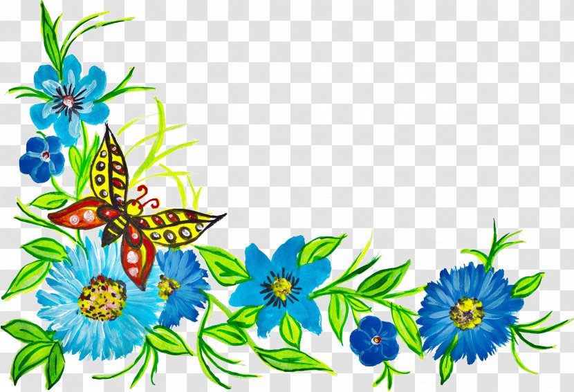 Floral Design File Format Transparency - Butterfly Transparent PNG