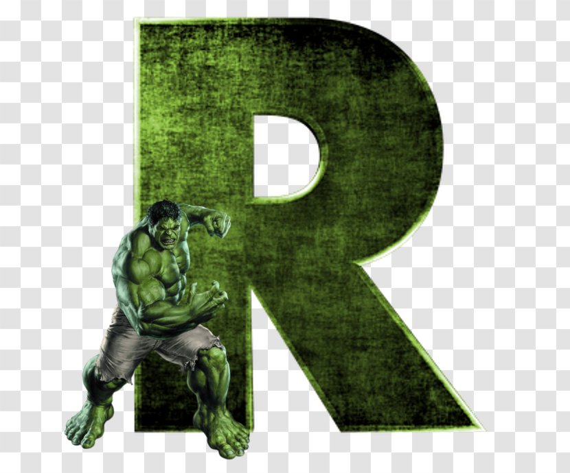 Hulk Letter Alphabet Marvel Heroes 2016 Superhero - Avengers Assemble Transparent PNG
