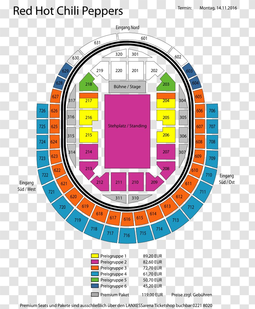 Lanxess Arena El Dorado World Tour Starboy: Legend Of The Fall Concert Ticket - Structure - Hot Chili Transparent PNG