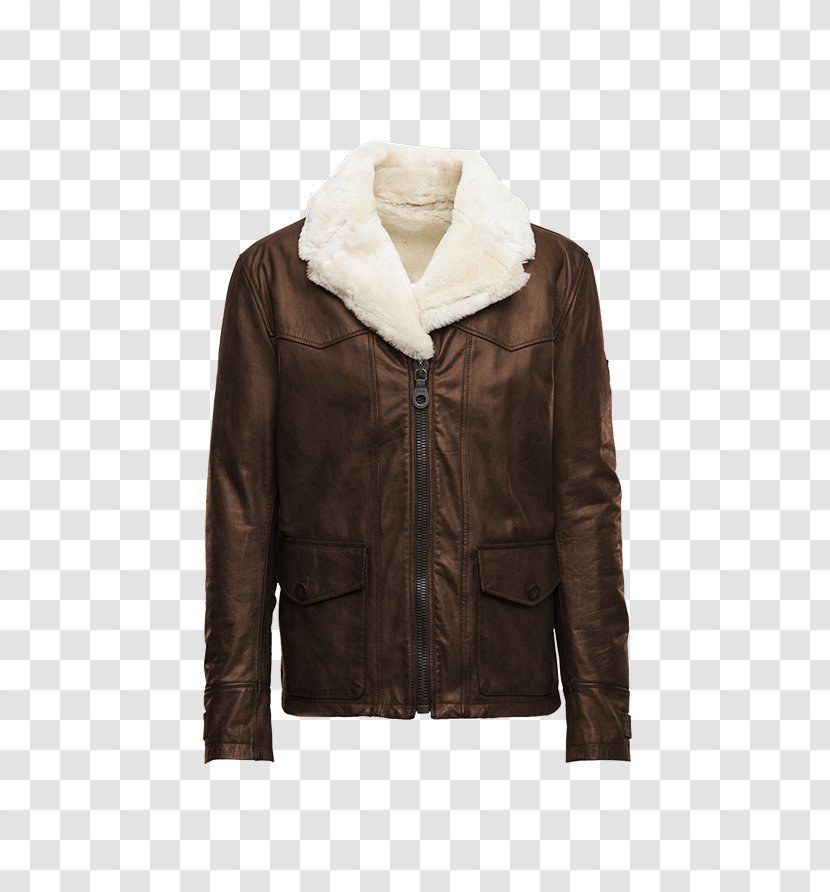 Leather Jacket Fur Clothing Coat Shearling - Arnold Schwarzenegger Transparent PNG