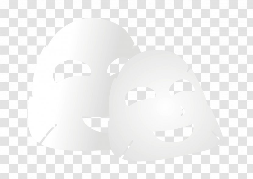 Black And White Pattern - Physical Mask Material Transparent PNG