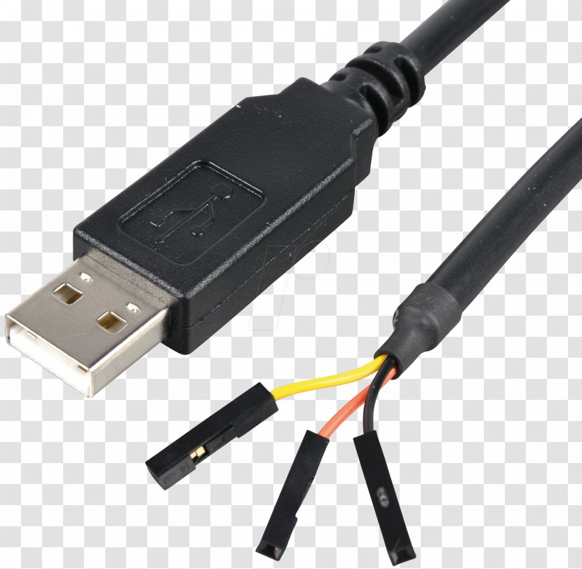 Transistor–transistor Logic FTDI Serial Cable Raspberry Pi USB Adapter - Bit Per Second Transparent PNG