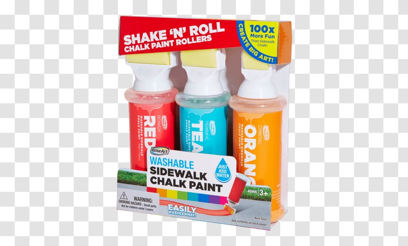 Paint Rollers Sidewalk Chalk Brush Drawing - House Painter And Decorator Transparent PNG
