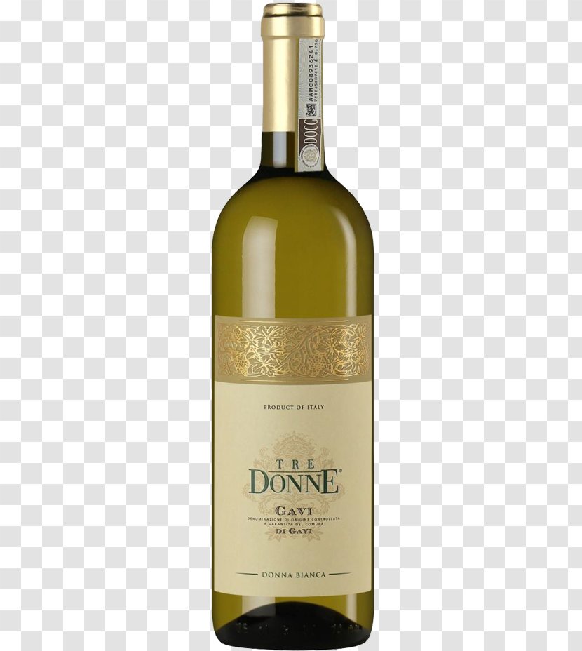 White Wine Cortese Di Gavi Italian - Bottle - Aperitif And Appetizer Transparent PNG